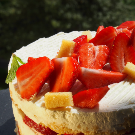 Short cake à la Fraise (6/8 pers.)